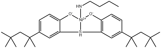 2,2'-Thiobis(4-tert-octylphenolato)-n-butylamine nickel(II)