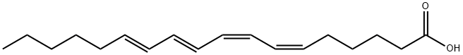 6,8,10,12-octadecatetraenoic acid Struktur