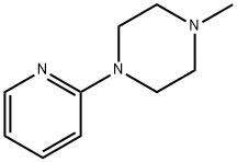 Piperazine, 1-methyl-4-(2-pyridinyl)- (9CI) Struktur