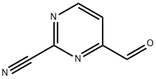 2-Pyrimidinecarbonitrile, 4-formyl- (9CI) Struktur