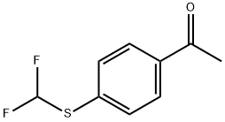 1-(4-(difluoroMethylthio)phenyl)ethanone Struktur