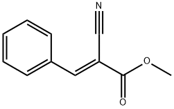 Methyl (E)-2-Cyano-3-phenylacrylate Struktur