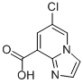 6-CHLORO-IMIDAZO[1,2-A]PYRIDINE-8-CARBOXYLIC ACID Struktur