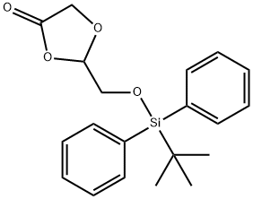 2-[(TERT-BUTYLDIPHENYLSILYLOXY)METHYL]-1,3-DIOXOLAN-4-ONE Struktur