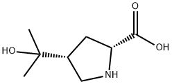 D-Proline, 4-(1-hydroxy-1-methylethyl)-, cis- (9CI) Struktur