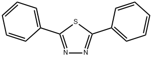 2,5-Diphenyl-1,3,4-thiadiazole Struktur