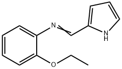 Benzenamine, 2-ethoxy-N-(1H-pyrrol-2-ylmethylene)- (9CI) Struktur