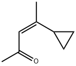 3-Penten-2-one, 4-cyclopropyl-, (Z)- (9CI) Struktur