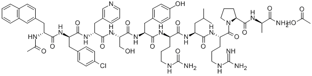 CETRORELIX Structure