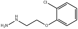 [2-(2-chlorophenoxy)ethyl]hydrazine Struktur