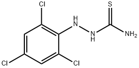 2-(2,4,6-TRICHLOROPHENYL)-1-HYDRAZINECARBOTHIOAMIDE Struktur