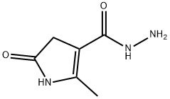 1H-Pyrrole-3-carboxylicacid,4,5-dihydro-2-methyl-5-oxo-,hydrazide(9CI) Struktur