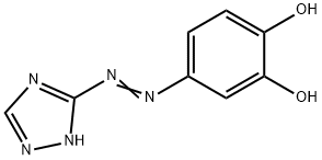 1,2-Benzenediol, 4-(1H-1,2,4-triazol-3-ylazo)- (9CI) Struktur