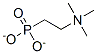 N,N,N-trimethyl-2-aminoethylphosphonate Struktur