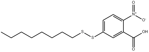 n-octyl-5-dithio-2-nitrobenzoic acid Struktur