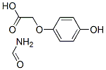 azane, formaldehyde, 2-(4-hydroxyphenoxy)acetic acid Struktur