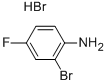 2-BROMO-4-FLUOROANILINE HYDROBROMIDE Struktur