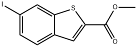 6-IODO-BENZO[B]THIOPHENE-2-CARBOXYLIC ACID METHYL ESTER Struktur