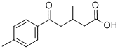 5-(4-METHYLPHENYL)-3-METHYL-5-OXOVALERIC ACID Struktur