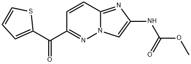 midazo[1,2-b]pyridazine, carbamic acid deriv Struktur