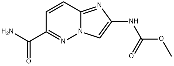 midazo[1,2-b]pyridazine, carbamic acid deriv Struktur