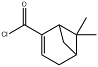 Bicyclo[3.1.1]hept-2-ene-2-carbonyl chloride, 6,6-dimethyl- (9CI) Struktur