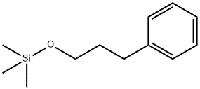 (Trimethylsilyl)hydrocinnamyl ether Struktur