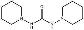 1,3-dipiperidinourea Struktur