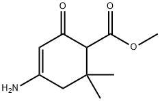 3-Cyclohexene-1-carboxylicacid,4-amino-6,6-dimethyl-2-oxo-,methylester Struktur