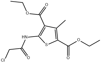 2,4-THIOPHENEDICARBOXYLIC ACID, 5-[(2-CHLOROACETYL)AMINO]-3-METHYL-, DIETHYL ESTER price.