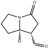 1H-Pyrrolizine-1-carboxaldehyde, hexahydro-3-oxo-, (1S-cis)- (9CI) Struktur