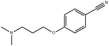 4-[3-(Dimethylamino)propoxy]benzonitrile Struktur