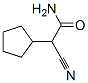 Cyclopentaneacetamide,  -alpha--cyano- Struktur