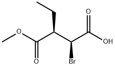 Butanedioic acid, 2-bromo-3-ethyl-, 4-methyl ester, [S-(R*,S*)]- (9CI)