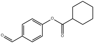 4-FORMYLPHENYL CYCLOHEXANECARBOXYLATE Struktur