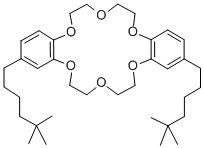 4,4'(5')-DI-TERT-OCTYLDIBENZO-18-CROWN-6 Struktur