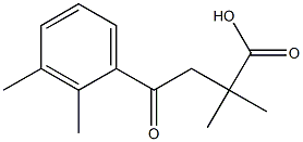 2,2-DIMETHYL-4-(2,3-DIMETHYLPHENYL)-4-OXOBUTYRIC ACID Struktur