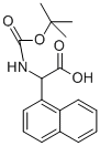 TERT-BUTOXYCARBONYLAMINO-NAPHTHALEN-1-YL-ACETIC ACID Struktur