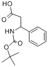 3-(Boc-amino)-3-phenylpropionic acid Struktur