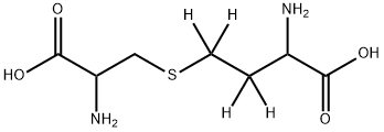 DL-(2-AMINO-2-CARBOXYETHYL)-HOMOCYSTEINE-3,3,4,4-D4 Struktur