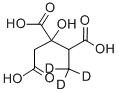 2-METHYL-D3-CITRIC ACID Struktur