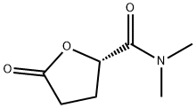 2-Furancarboxamide,tetrahydro-N,N-dimethyl-5-oxo-,(S)-(9CI) Struktur