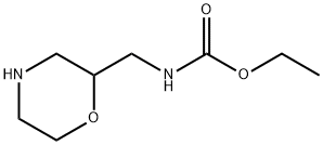 Carbamic  acid,  (2-morpholinylmethyl)-,  ethyl  ester  (9CI) Struktur