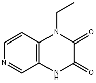 Pyrido[3,4-b]pyrazine-2,3-dione, 1-ethyl-1,4-dihydro- (9CI) Struktur