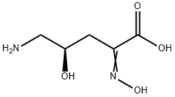 Pentanoic acid, 5-amino-4-hydroxy-2-(hydroxyimino)-, (R)- (9CI) Struktur