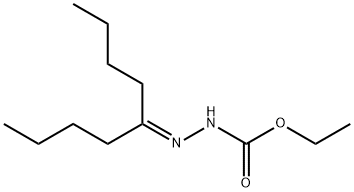 3-(1-Butylpentylidene)carbazic acid ethyl ester Struktur