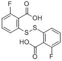 2,2'-DITHIOBIS(6-FLUOROBENZOIC ACID) Structure