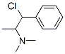 N,N-Dimethyl-β-chloro-α-methylbenzeneethanamine Struktur