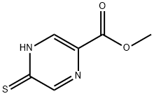 Pyrazinecarboxylic acid, 4,5-dihydro-5-thioxo-, methyl ester (9CI) Struktur