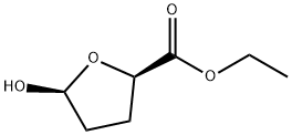 2-Furancarboxylicacid,tetrahydro-5-hydroxy-,ethylester,(2R-cis)-(9CI) Struktur